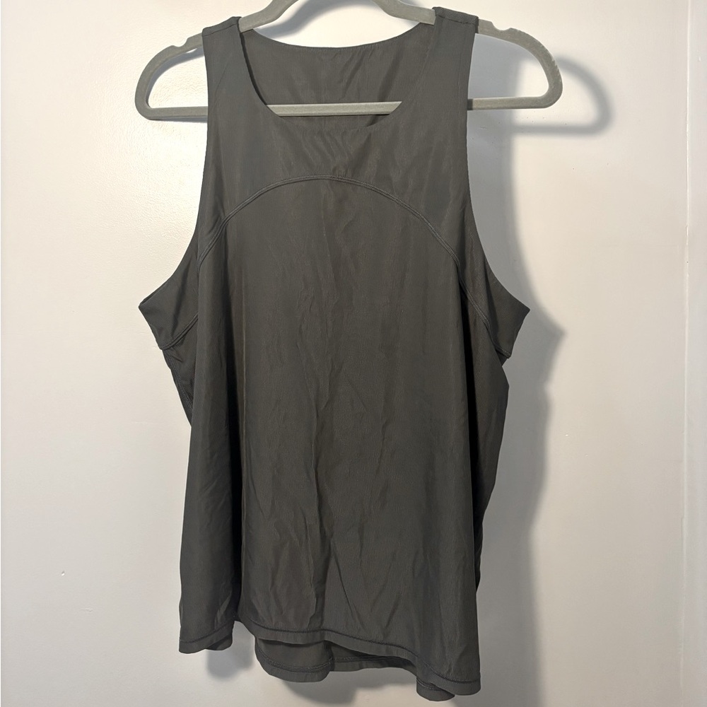 Grey Spanx athletic tank top, for active/causal wear - Women’s XL
